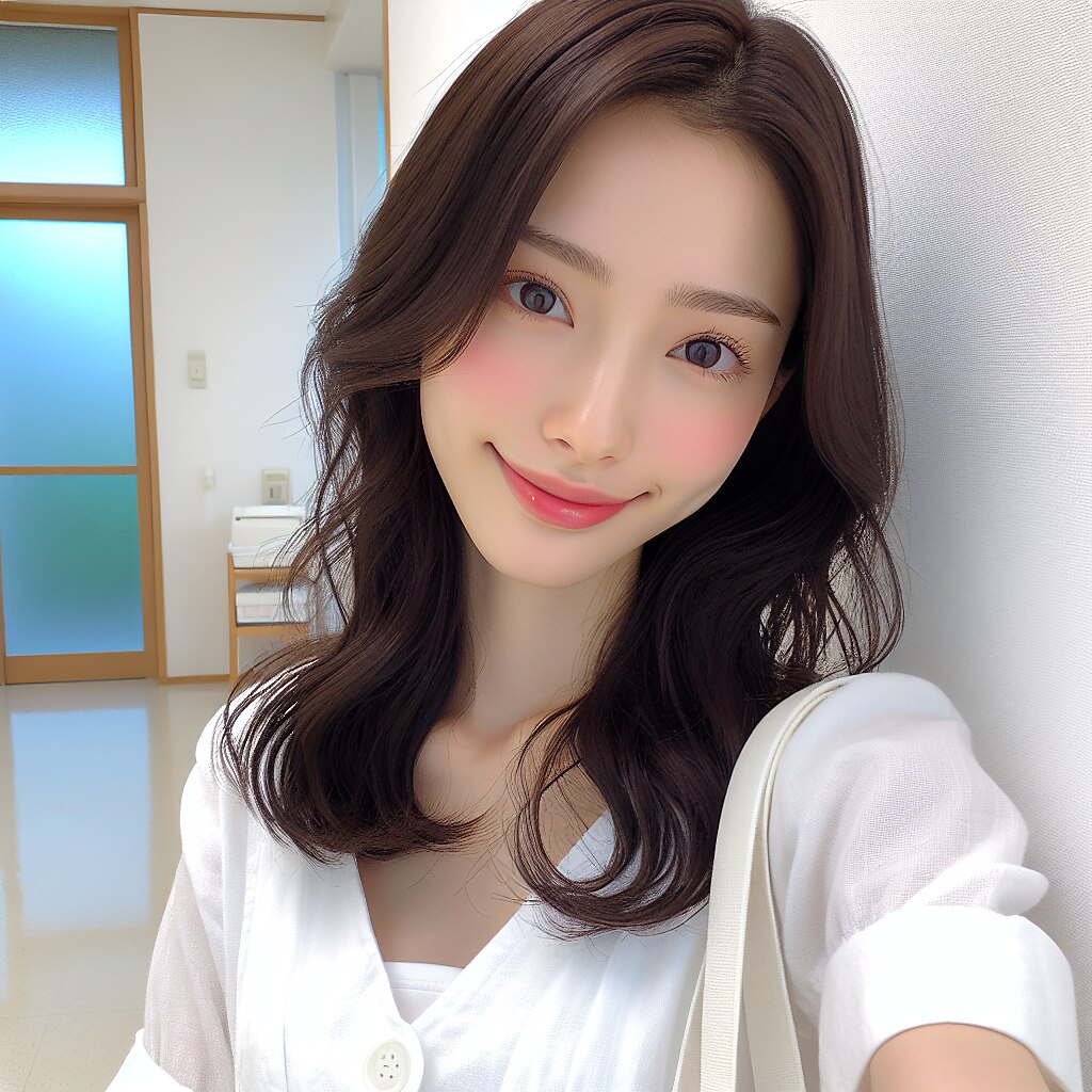 ★透け感春夏カラーラベンダーベージュカラーとくすみカラー艶髪